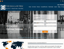 Tablet Screenshot of hmalegal.com